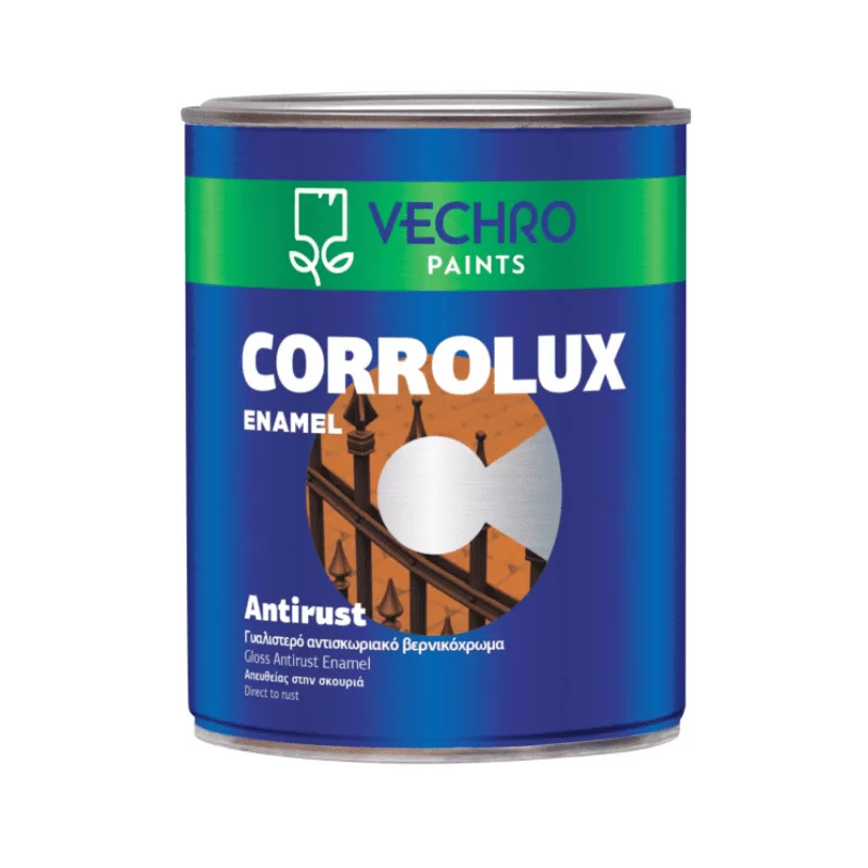 Χρώμα αντισκωριακό γυαλιστερό Corrolux antirust Vechro