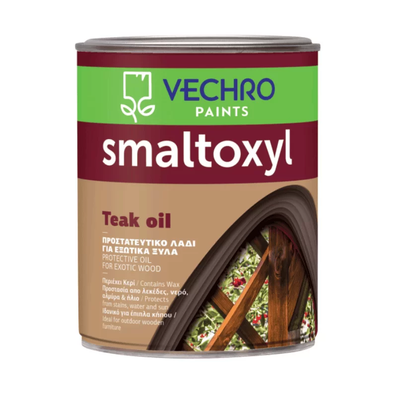 Λάδι εμποτισμού για εξωτικά ξύλα Smaltoxyl Teak oil Vechro