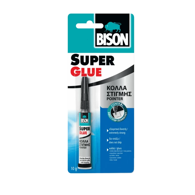 Κόλλα στιγμής Super glue pointer 10gr Bison