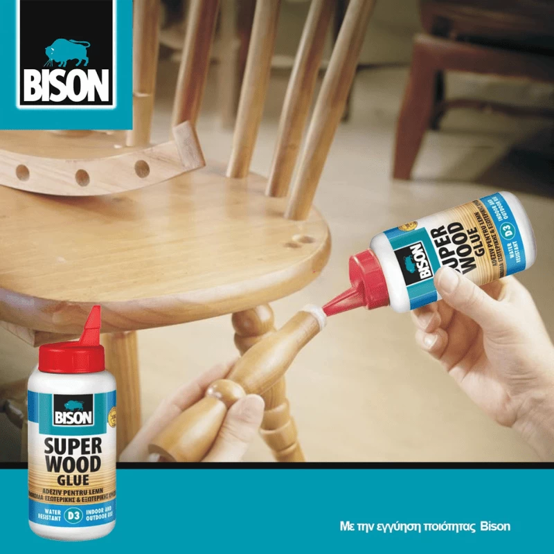Ξυλόκολλα δυνατή PVAC Wood adhesive D3 Bison