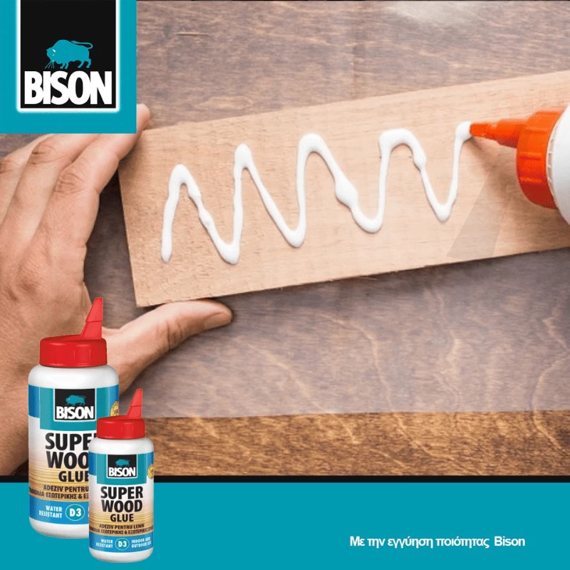 Ξυλόκολλα δυνατή PVAC Wood adhesive D3 Bison