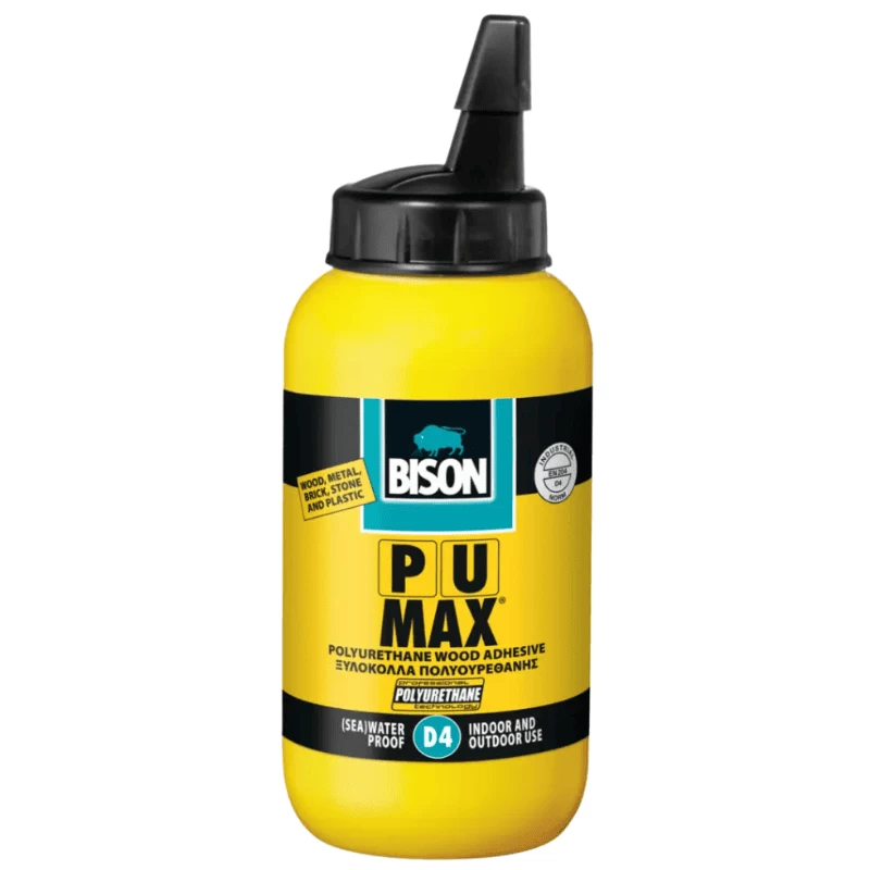 Κόλλα πολυουρεθάνης, αδιάβροχη PU Max D4 Bison