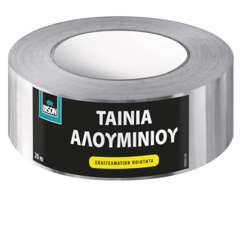 Ταινία αλουμινίου αυτοκόλλητη Sealing tape alouminium 20m Bison 