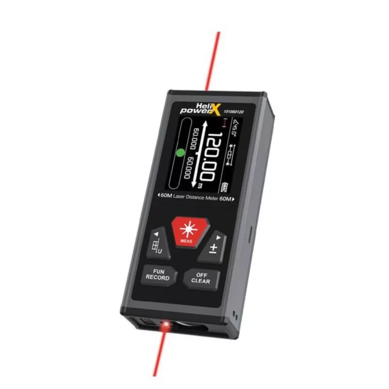 Μετρητής αποστάσεων Laser διπλής δέσμης Dualsaber Red 60/120m Helixpower (image 1)