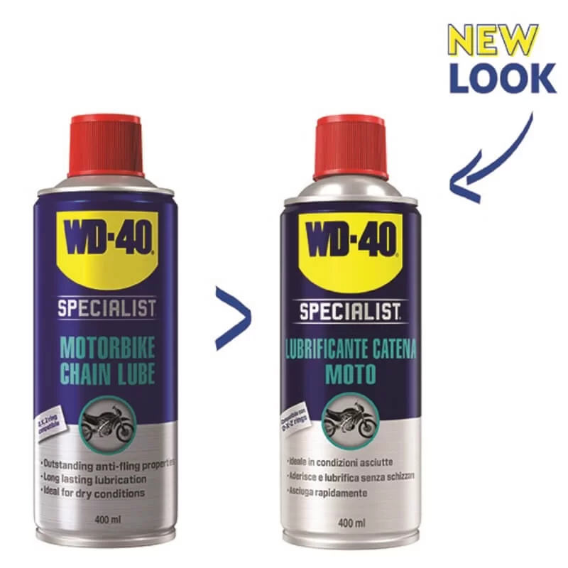 Σπρέι λιπαντικό αλυσίδας Motorbike chain lube 400ml WD-40 (image 5)