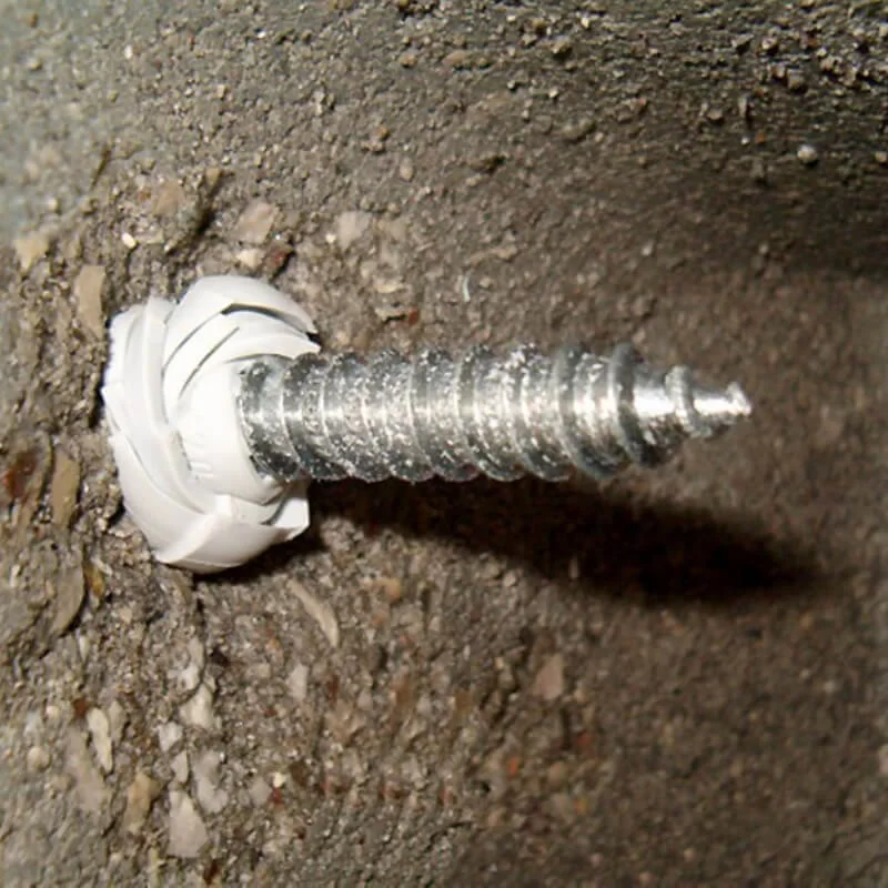Νάιλον βύσμα Elematic 5x25mm για ασφαλή και ισχυρή στερέωση σε τοίχο