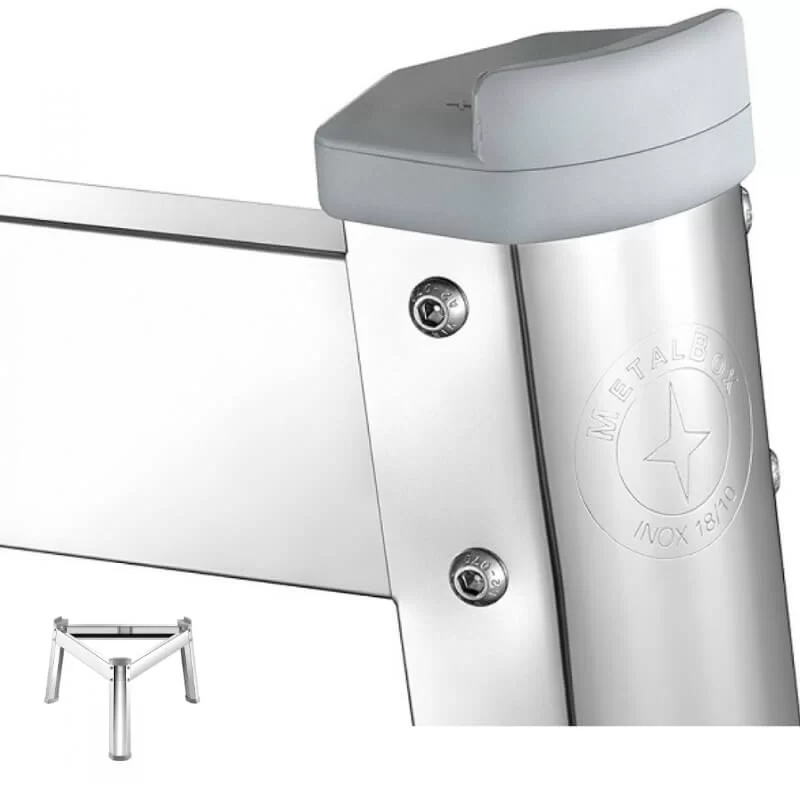 Ανοξείδωτη βάση Inox 28cm για βαρέλια κρασιού & λαδιού από 15 έως 25lt SB-28 (image 3)