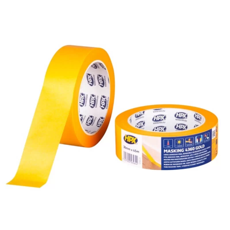 Χαρτοταινία βαψίματος 4360 Gold HPX 36mm x 45m