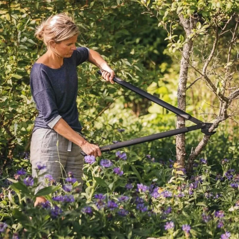 Κλαδευτήρι μακρύ για χοντρά κλαδιά 40mm ByPass L38 Single Step L Fiskars