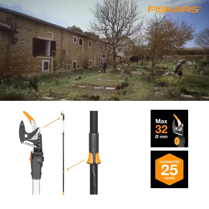 Τηλεσκοπικό κλαδευτήρι δέντρων UPX86 Fiskars 25 χρόνια εγγύηση (image 10)