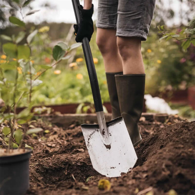 Φτυάρι σκαψίματος με αιχμηρή μύτη Spade Grey Fiskars