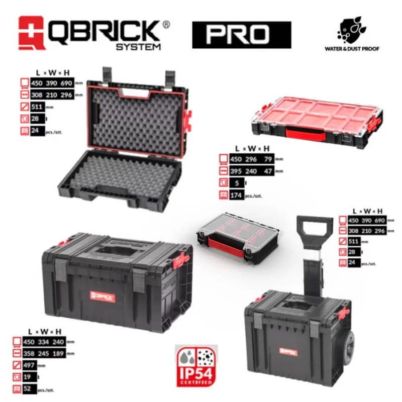 Επαγγελματικό σύστημα εργαλειοθηκών Pro Cart Qbrick 5 σε 1 (image 10)