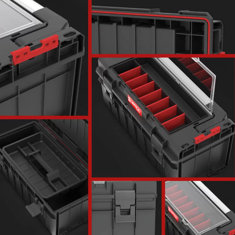 Εργαλειοθήκη Pro 600 QBrick με organizer & αφαιρούμενο δίσκο (image 10)