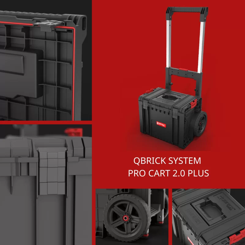 Τροχήλατη εργαλειοθήκη Pro Cart 2.0 Plus QBrick System (image 10)