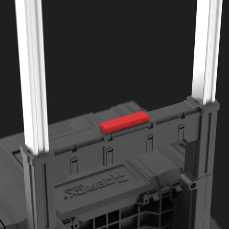 Εργαλειοφόρος με αποσπώμενο δίσκο Pro Cart 2.0 Plus QBrick System - Διπλή τηλεσκοπική, αφαιρούμενη λ (image 6)