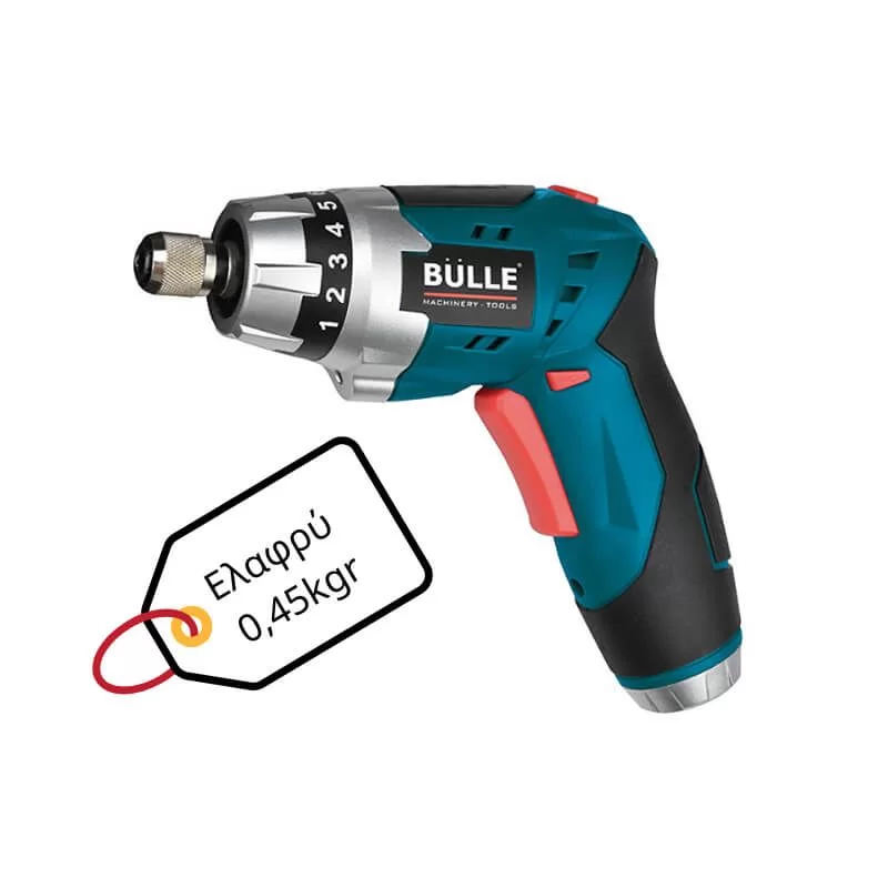 Πολυμορφικό ηλεκτρικό κατσαβίδι χειρός 3.6V Bulle με 43 εξαρτήματα σε βαλίτσα (image 1)