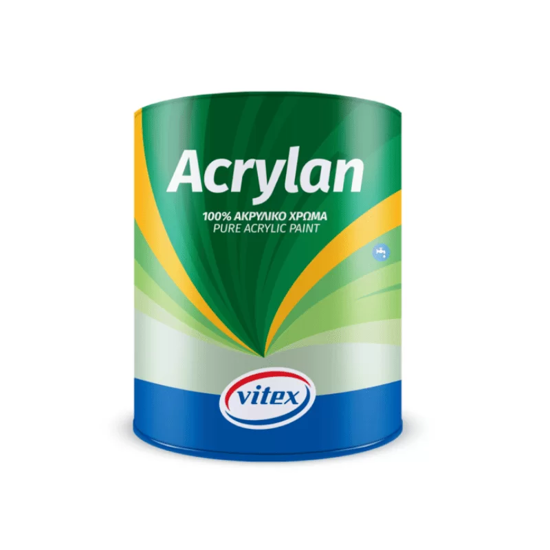 100% Ακρυλικό χρώμα εξωτερικού χώρου Acrylan Vitex 