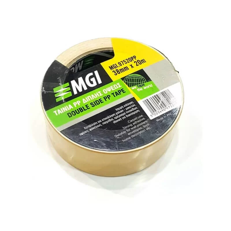 Ταινία διπλής όψης για χαλιά και μοκέτες 38mm x 20m MGI 
