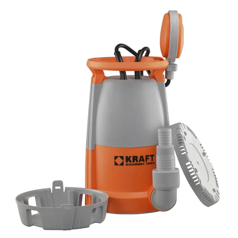 Βυθιζόμενη αντλία νερού και λυμάτων 750W Kraft χαμηλού προφίλ 1mm