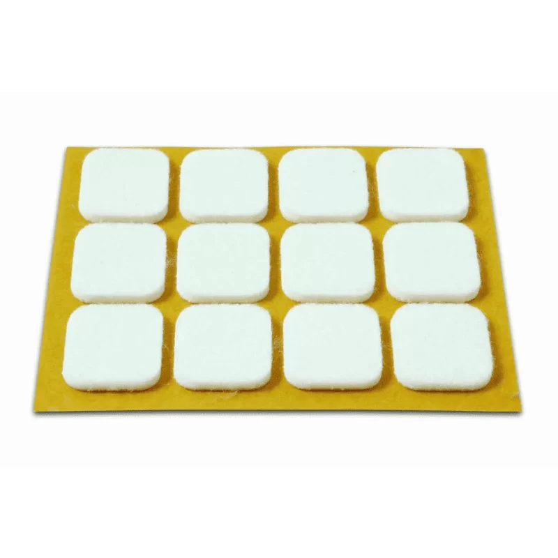 Τσοχάκια τετράγωνα σετ 12τμχ 20x23mm Brinox 7074 - Λευκό