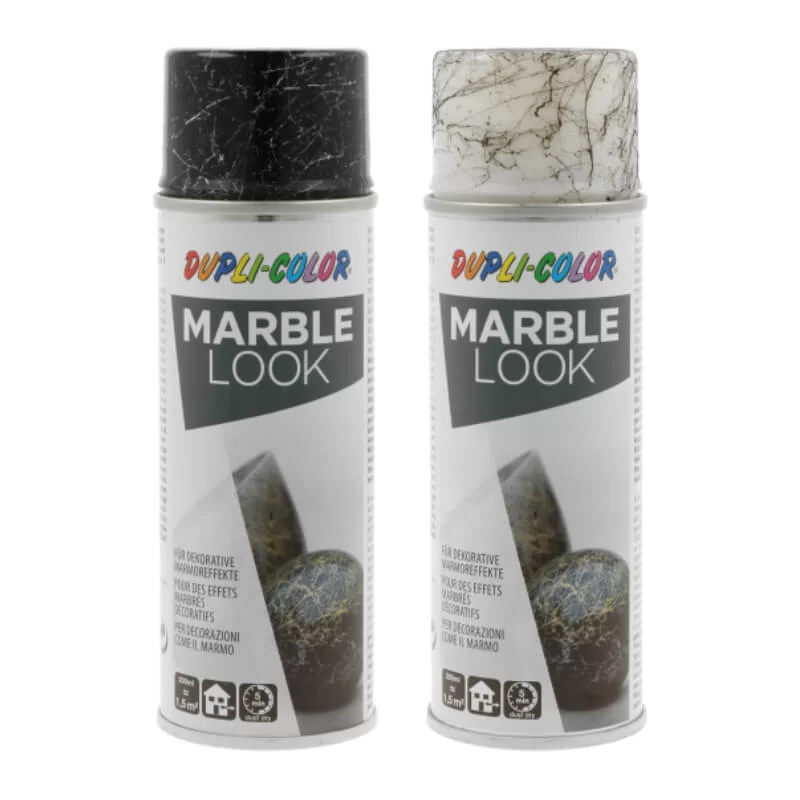 Σπρέι απομίμησης μαρμάρου Λευκό & Μαύρο 200ml Dupli-Color