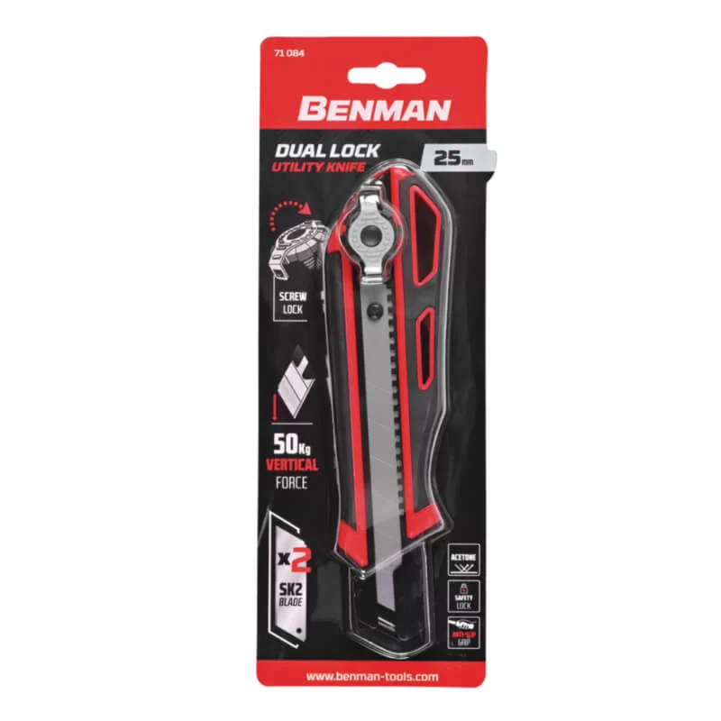 Duo lock utility knife 25mm, 50kgr vertical force (image 3)