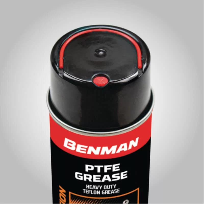 Σπρέι λευκό γράσο με τεφλόν PTFE 400ml 28580 Benman με σωλήνα ψεκασμού