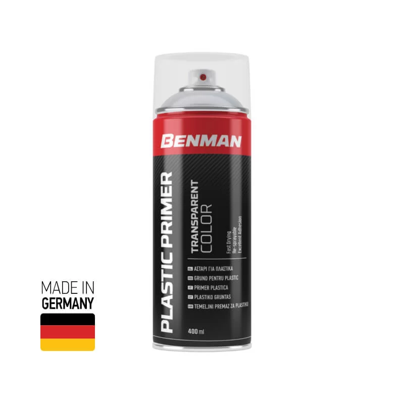 Spray, transparent plastic primer 400ml 28617 Benman (image 2)
