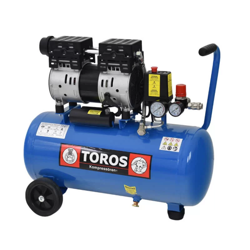 Αεροσυμπιεστής brushless oil free  - Κομπρεσέρ αέρος 24lt  αθόρυβος TOROS