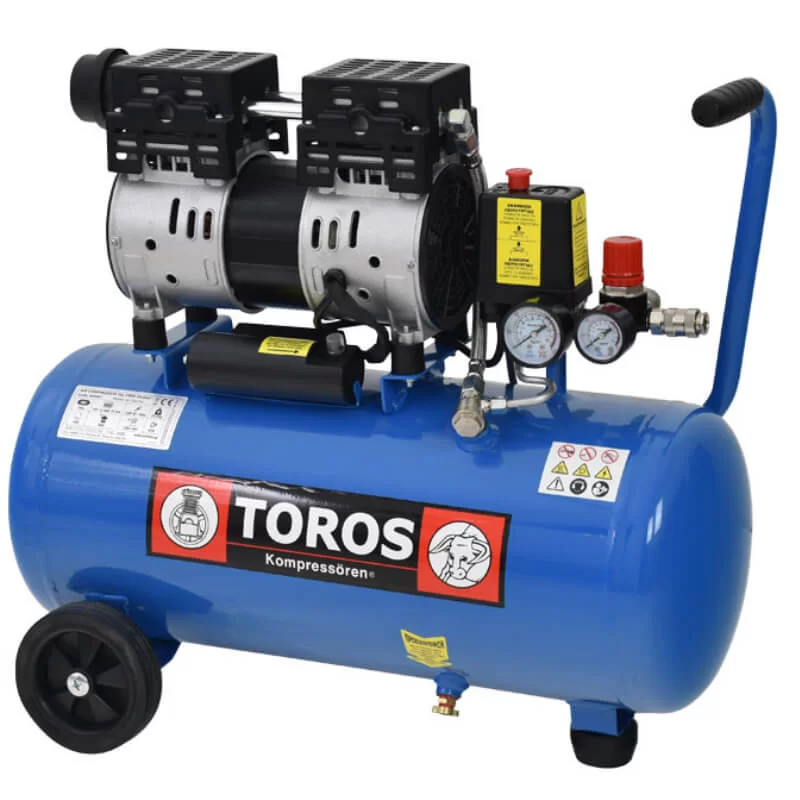 Αεροσυμπιεστής brushless oil free  - Κομπρεσέρ αέρος 24lt  χαμηλού θορύβου TOROS