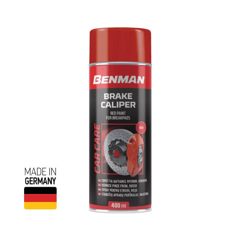 Σπρέι Κόκκινο χρώμα για δαγκάνες φρένων 400ml Benman (image 3)