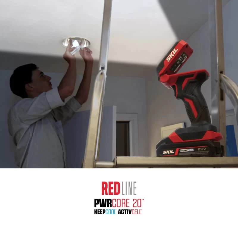 Προβολέας εργασίας Led μπαταρίας 3155 CA Skil, ρυθμιζόμενη κεφαλή για ελευθερία κινήσεων