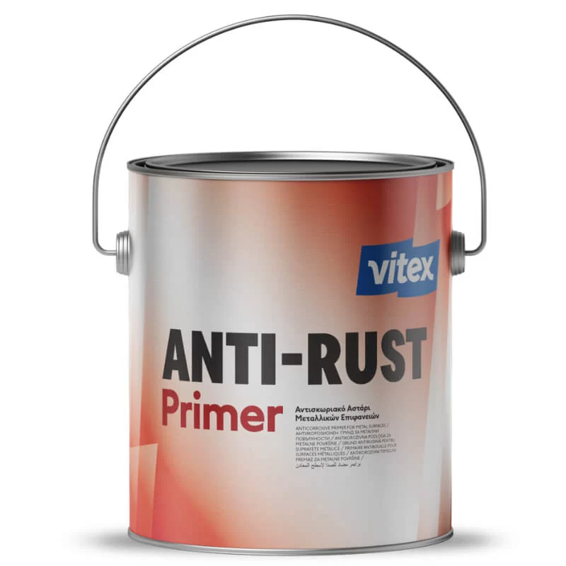 Γκρι, αντισκωριακό αστάρι μετάλλου Anti Rust Vitex