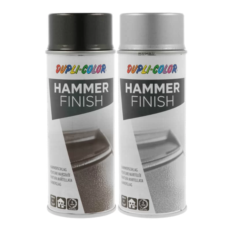 Σπρέι σφυρήλατο χρώμα Ασημί & Γκρι 400ml DupliColor