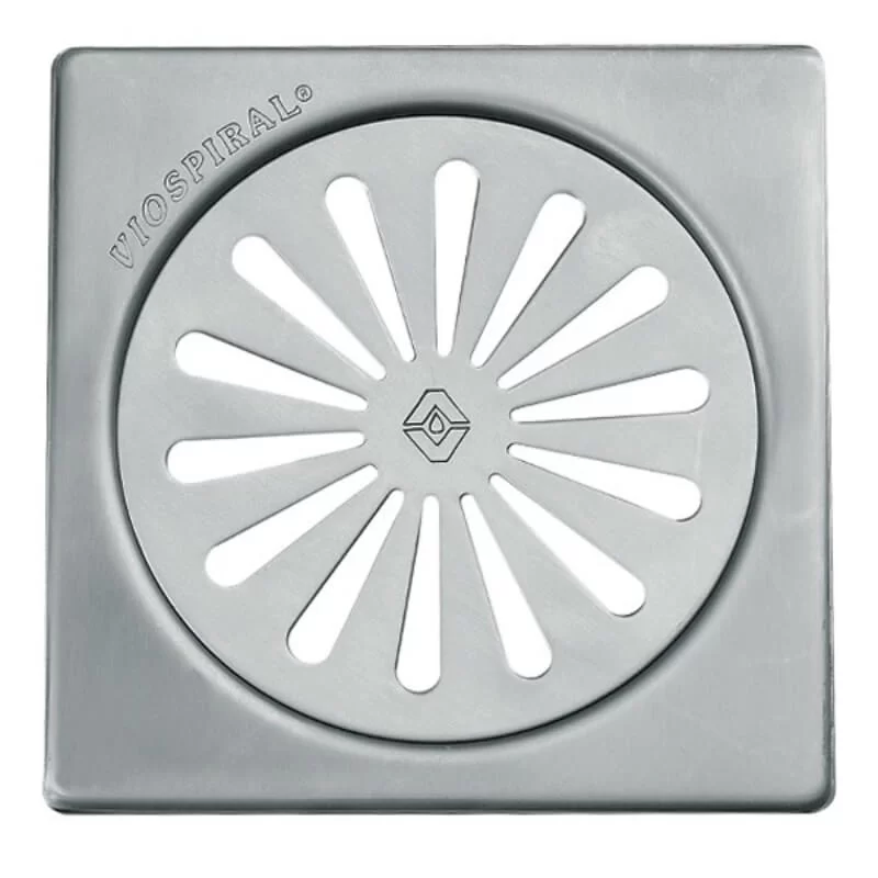 Σχάρα για σιφώνια τετράγωνη Inox 120mm x 120mm Viospiral - Υδραυλικά Χαλάνδρι