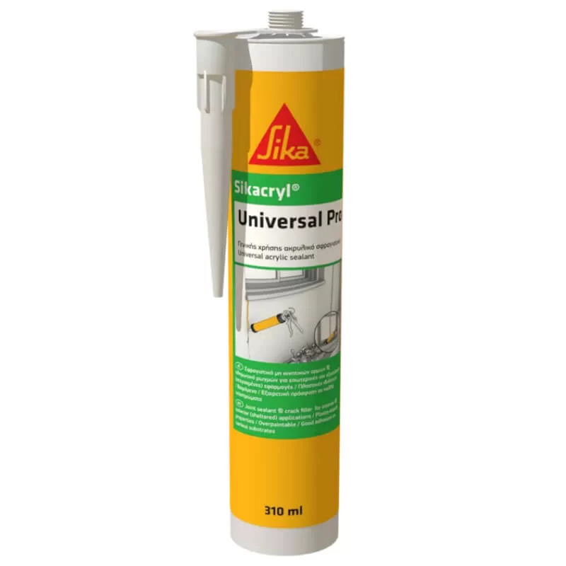Γενικής χρήσης, ακρυλικό σφραγιστικό Sikacryl Universal Pro 310ml Sika