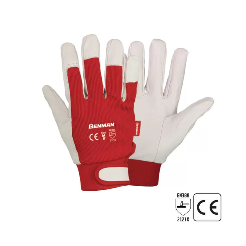 Protective leather palm driving gloves 773 Benman (image 2)