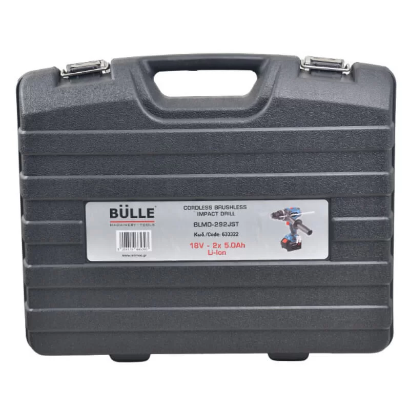 Cordless brushless impact drill 100Nm, 18V, 2x5.0Ah Li-Ion Bülle (image 8)