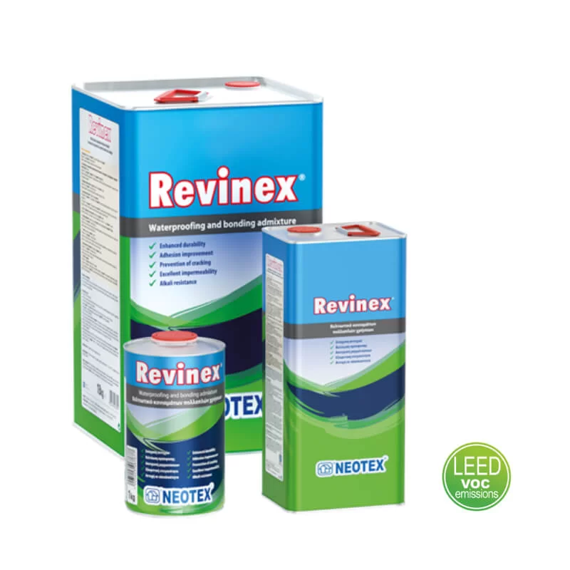 Βελτιωτικό γαλάκτωμα κονιαμάτων Revinex Neotex - Χρωματοπωλεία Χαλάνδρι