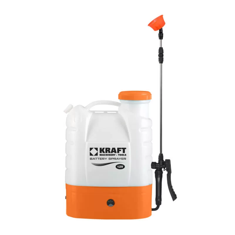Ψεκαστήρας πλάτης μπαταρίας 16lt - 12V/8Ah Kraft - Ρυθμιζόμενης πίεσης