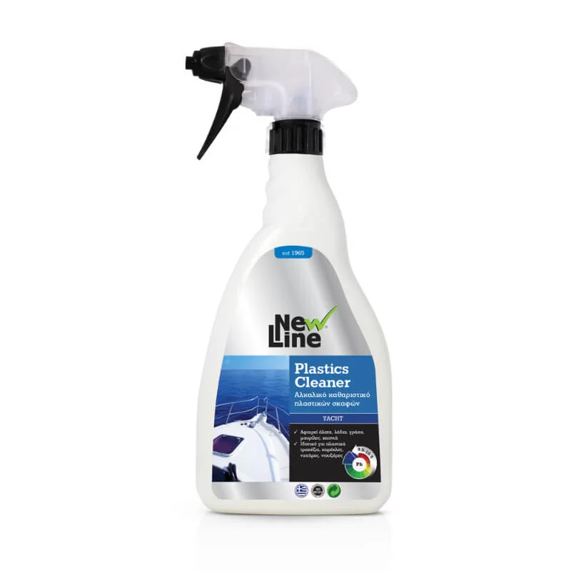  Plastic Cleaner New Line Σπρέι Αλκαλικό καθαριστικό Πλαστικών Σκαφών 800ml