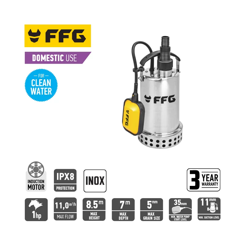 Υποβρύχια αντλία όμβριων υδάτων Inox CWSP 750X FFG 43479 (image 2)