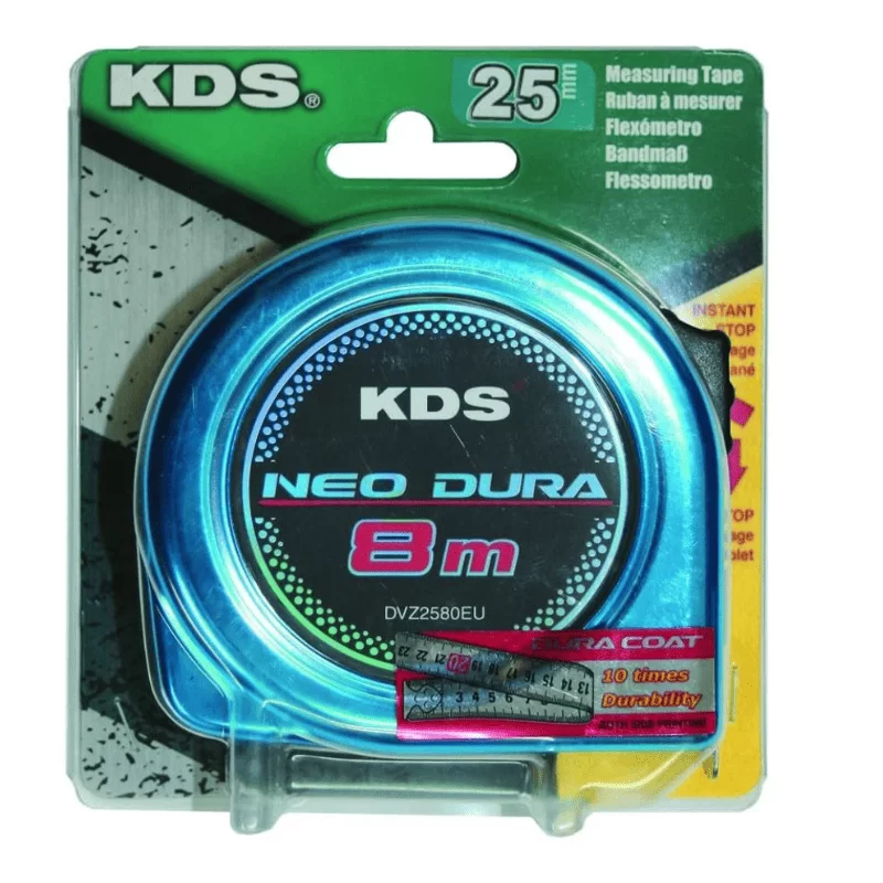Μέτρο χειρός επαγγελματικό 8m x 25mm DVZ25-80YBGBBP KDS (image 2)