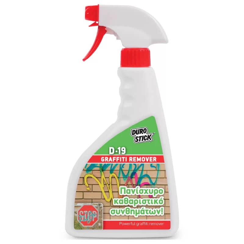 Πολύ ισχυρό καθαριστικό γκράφιτι D-19 Graffiti Remover 500ml Durostick φωτο σε μεγέθυνση