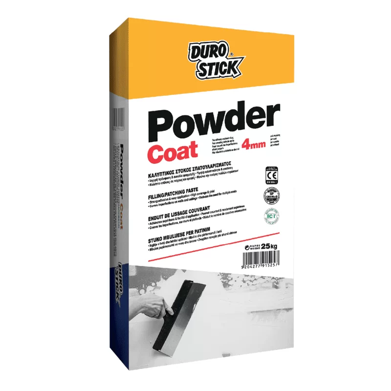 Στόκος σπατουλαρίσματος Λευκός Powder coat Durostick (image 1)