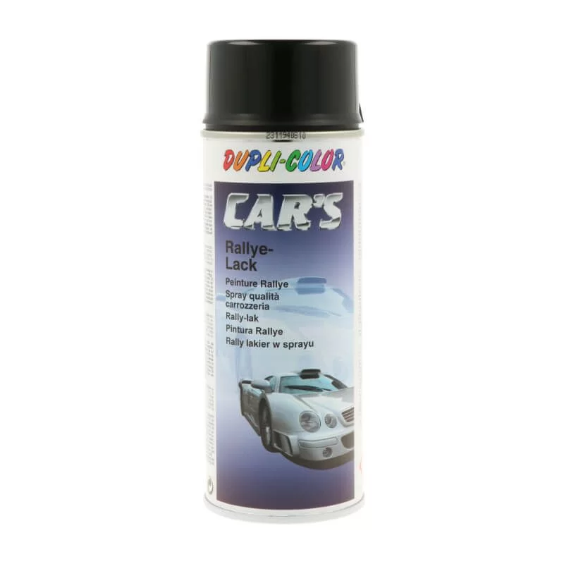 Μαύρο σατινέ σπρέι CAR'S Rallye Paint Dupli-Color 