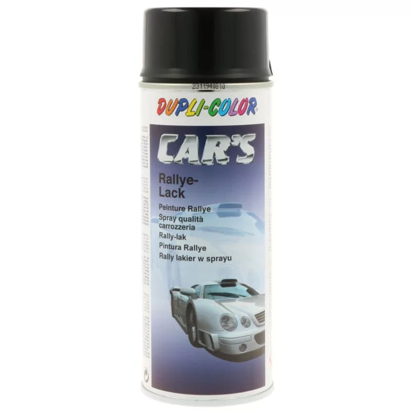 Μαύρο σατινέ σπρέι αυτοκινήτου CAR'S Rallye Paint Dupli-Color 