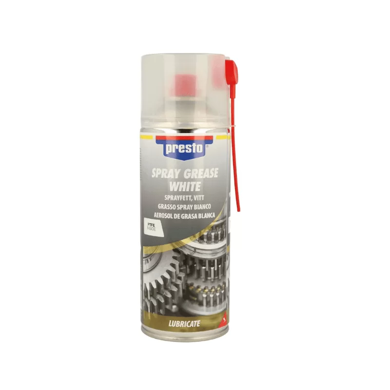 Σπρέι λευκού γράσου με τεφλόν PTFE 400ml 306352 Presto (image 1)