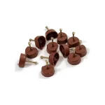 Καφέ τακάκια ραφιών καρφωτά συσκευασία 20τμχ (thumb 2)