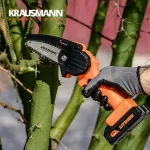 Αλυσοπρίονο μπαταρίας μίνι 100mm 21V σε βαλίτσα με φορτιστή Krausmann 3031 (thumb 3)